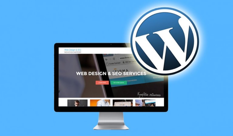 Website design with WordPress